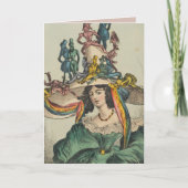 Dame - Vouwkaart Kaart (Voorkant)