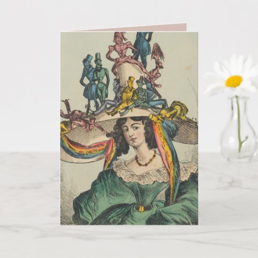 Dame - Vouwkaart Kaart (Kleine Plant)