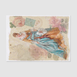 Dame wacht tissuepapier