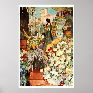 Dame, wonder van haar soort 1911 Poster Print Vint