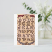 Dame Wonder's Amusing Alphabet Briefkaart (Staand voorkant)