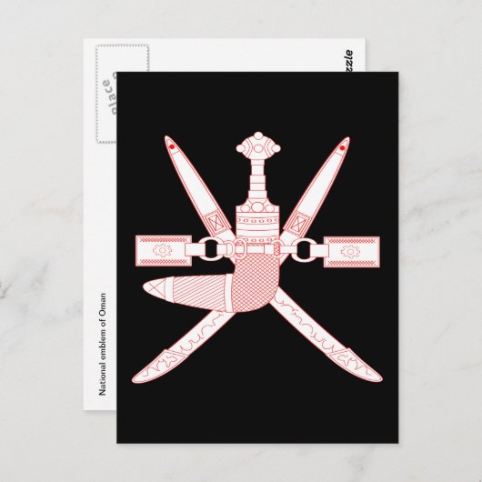 damembleem briefkaart (Voorkant / Achterkant)