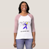 Dames 3/4 Mijn vriend is een Super Hero! T-shirt (Voorkant volledig)