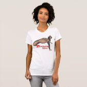 Dames 3D Dangerous Fighter Petite T-Shirt (Voorkant volledig)