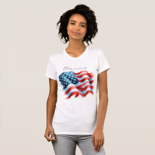 Dames 4th of July T Shirten T-shirt