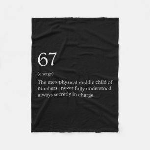 Dames 67 Definitie Meme V-hals Fleece Deken
