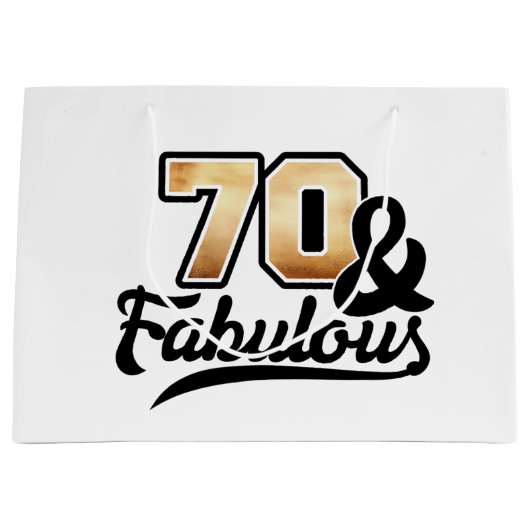 Dames 70e verjaardag groot cadeauzakje (Voorkant)