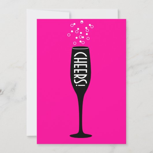 Dames 75e verjaardag uitnodiging - Cheers! Hot Mam (Voorkant)