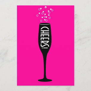 Dames 75e verjaardag uitnodiging - Cheers! Hot Mam