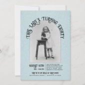 Dames 80e verjaardag Open Huis Kaart (Voorkant)