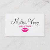 Dames aan de macht visitekaartje (Voorkant)