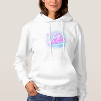 Dames Abstract Pastel Wervelende Hoodie