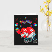 Dames accepteren begrijpen liefde autisme bewustzi kaart (Gele Bloem)