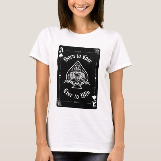 Dames Ace of Spaces-shirt T-shirt (Voorkant)