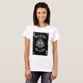 Dames Ace of Spaces-shirt T-shirt (Voorkant volledig)