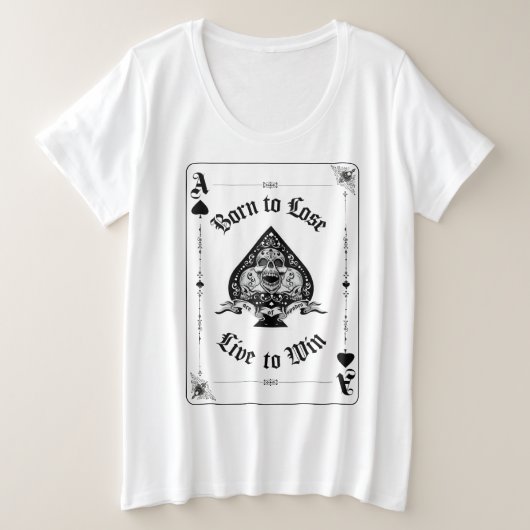 Dames Ace of Spades shirt (Design voorkant)
