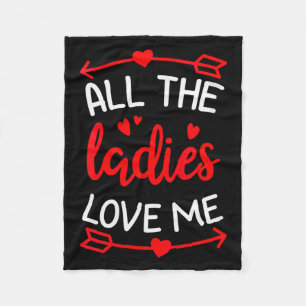 Dames Alle Dames Liefhebben Mij Funny Cadeau Voor Fleece Deken