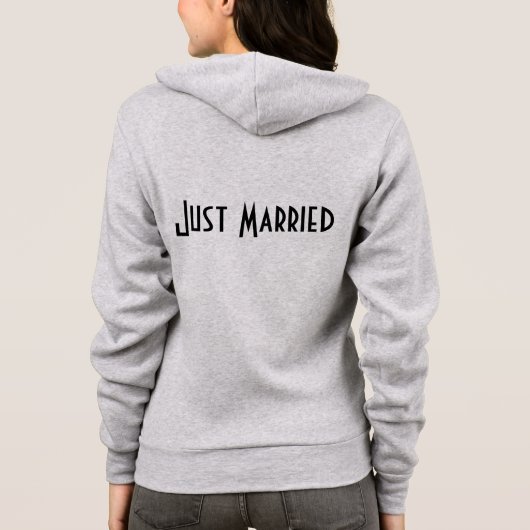 Dames alleen getrouwd Hoodie (Achterkant)