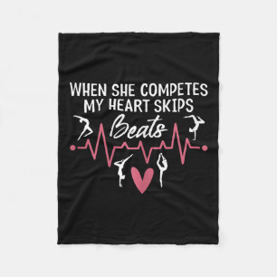 Dames Als Ze Wedstrijden Slaat Mijn Hart Over De S Fleece Deken