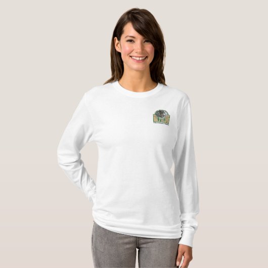 Dames American Apparel Hoodie T-shirt (Voorkant volledig)
