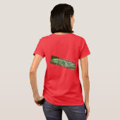 Dames "Anticonventie" gekleurde t-shirt (Achterkant volledig)