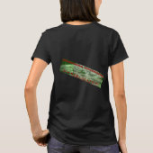 Dames "Anticonventie" zwart T-shirt (Achterkant)