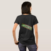 Dames "Anticonventie" zwart T-shirt (Achterkant volledig)