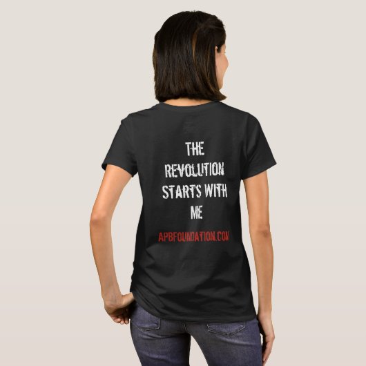 Dames APB Revolution T-shirt (Achterkant volledig)