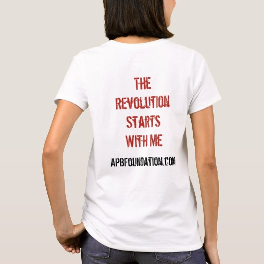 Dames APB Revolution T-shirt (Achterkant)