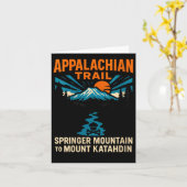 Dames Appalachian Trail Springer Naar Katahdin Vin Kaart (Gele Bloem)
