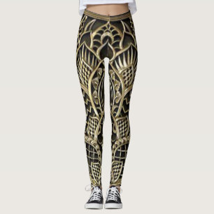 Dames Art Deco Design Leggings