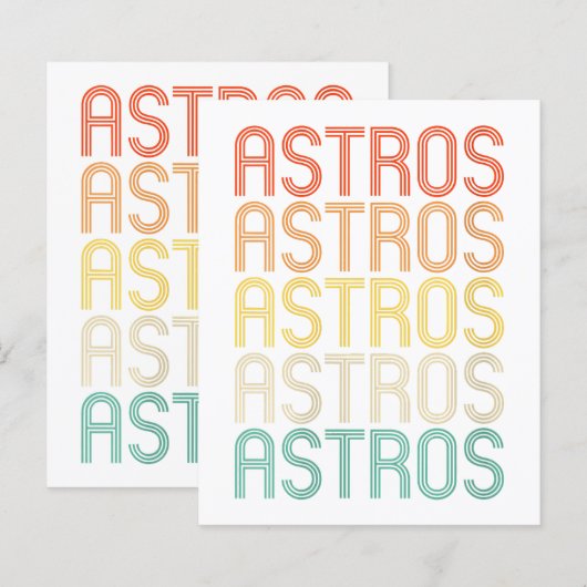 Dames Astros  (Voorkant / Achterkant)