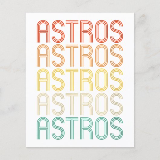 Dames Astros  (Achterkant)