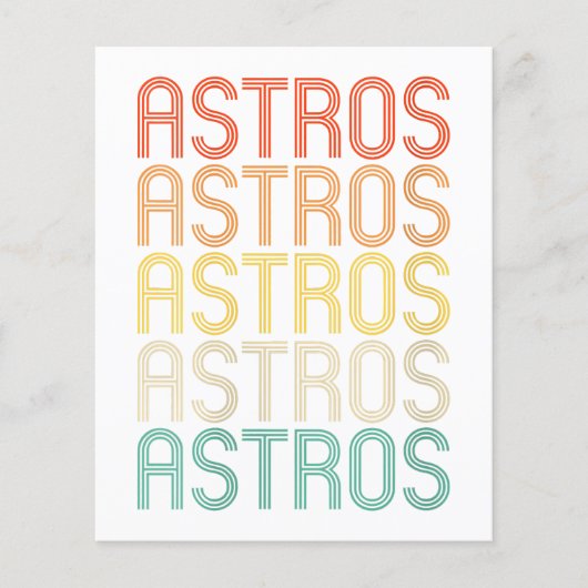 Dames Astros (Voorkant)