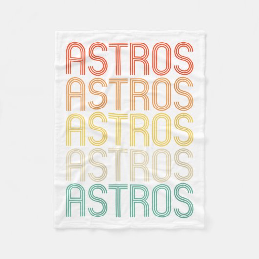 Dames Astros Fleece Deken (Voorkant)