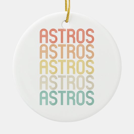Dames Astros Keramisch Ornament (Voorkant)