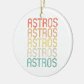 Dames Astros Keramisch Ornament (Links)