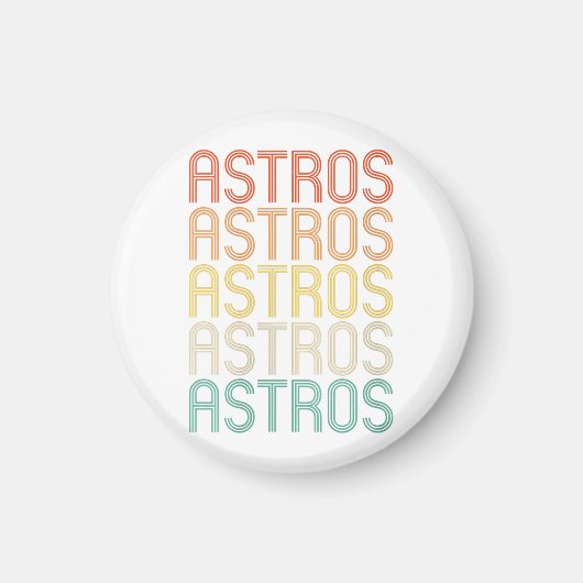 Dames Astros  Magneet (Voorkant)