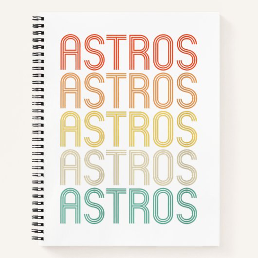 Dames Astros Notitieboek (Voorkant)