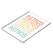 Dames Astros Notitieboek (Linkerzijde)