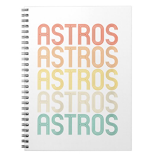 Dames Astros Notitieboek (Voorkant)