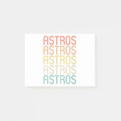 Dames Astros Post-it® Notes (Voorkant)