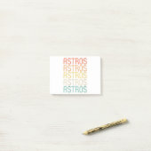 Dames Astros Post-it® Notes (Op bureau)