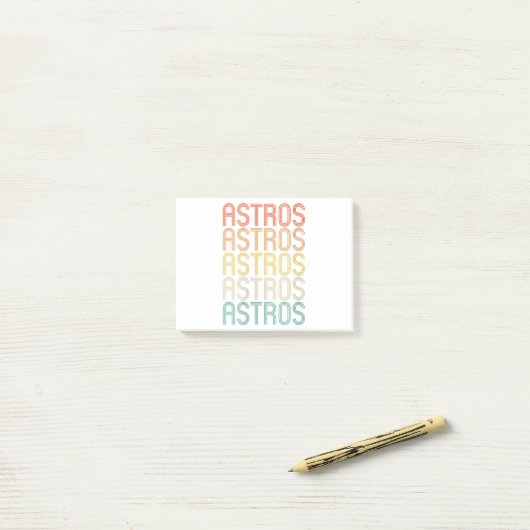 Dames Astros Post-it® Notes (Op bureau)