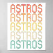 Dames Astros Poster (Voorkant)