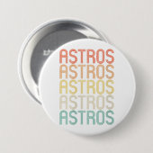 Dames Astros Ronde Button 7,6 Cm (Voorkant /achterkant)