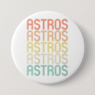 Dames Astros Ronde Button 7,6 Cm