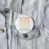 Dames Astros Ronde Button 7,6 Cm (In situ)