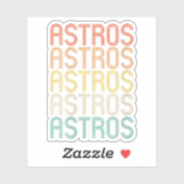 Dames Astros Sticker (Vel)