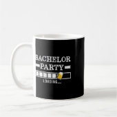 Dames Bachelor Loading Bruidegom Bruid Feest Grapp Koffiemok (Links)